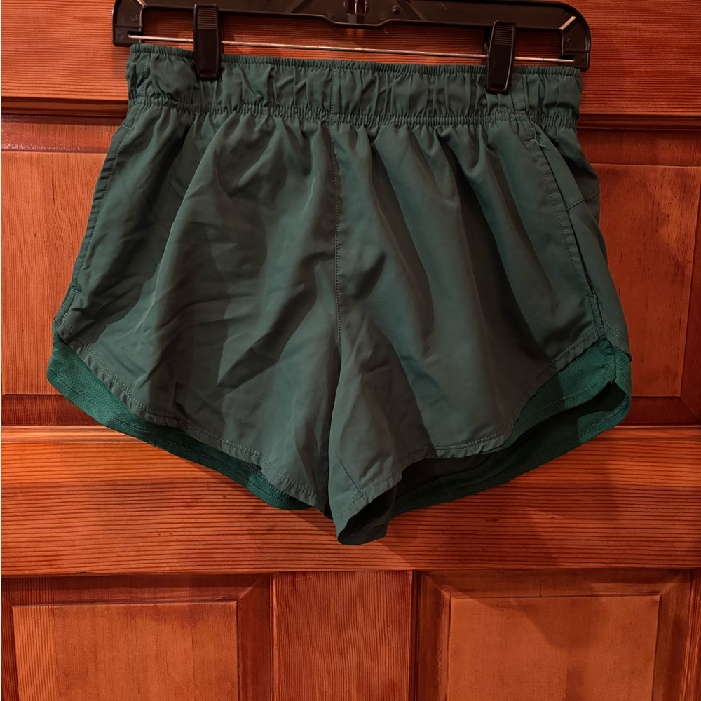 Athletic Works Women's Green Athletic Shorts